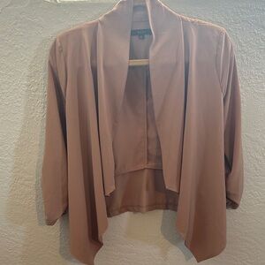 Mine Tan Open Front Jacket